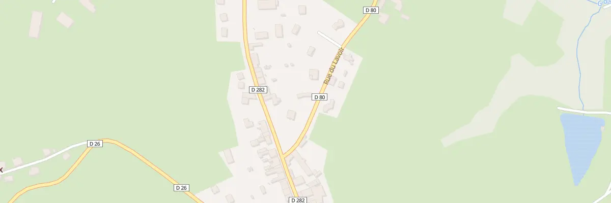 Plan du 107 Rue du Lavoir à Neulise