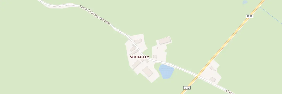 Plan du 5081 Soumilly à Oudry