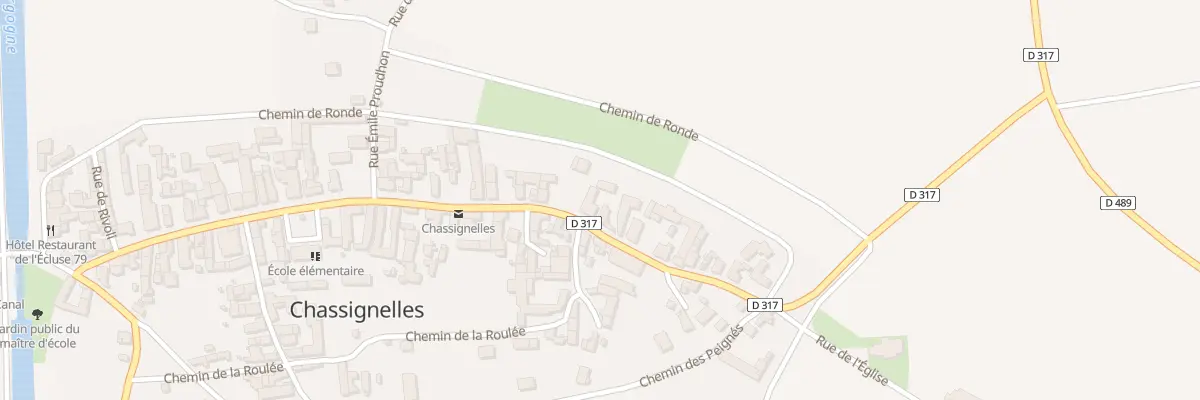 Plan du 20 Gr Grande Rue à Chassignelles