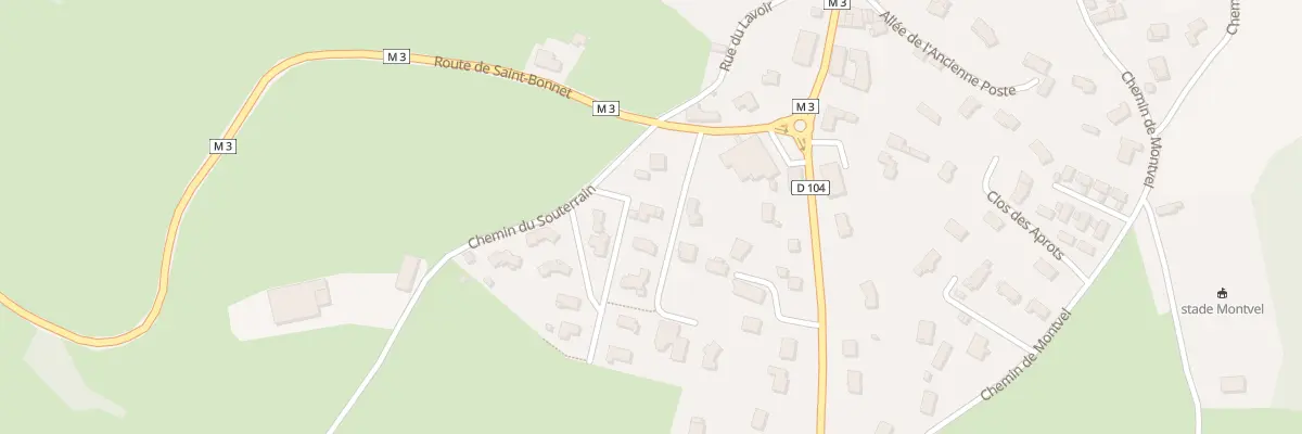 Plan du 18 All du Clos Bernard à Saint-Maurice-en-Gourgois