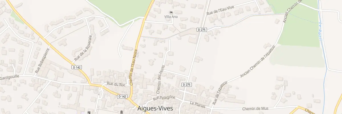 Plan du 130 Che des Horts à Aigues-Vives