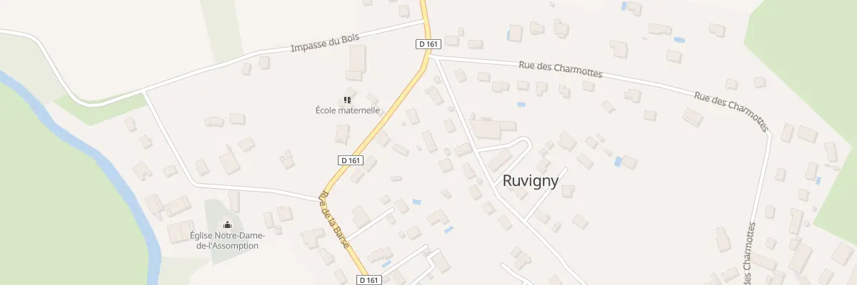 Plan du 8 Imp du Cortin aux Chevaux à Ruvigny