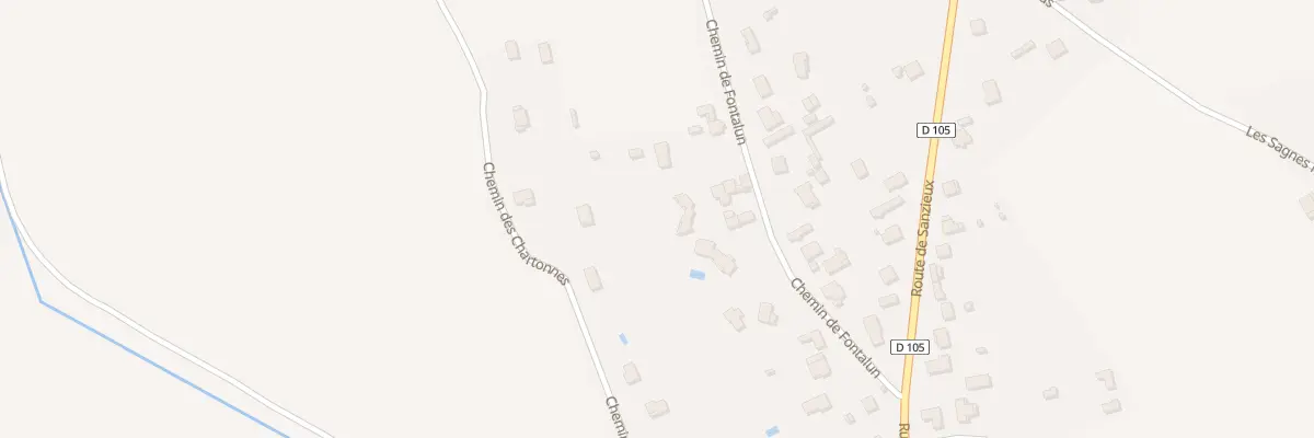 Plan du 215 Che de Fontalun à Sury-le-Comtal