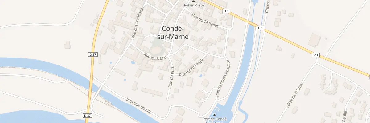Plan du 2 Rue Victor Hugo à Condé-sur-Marne