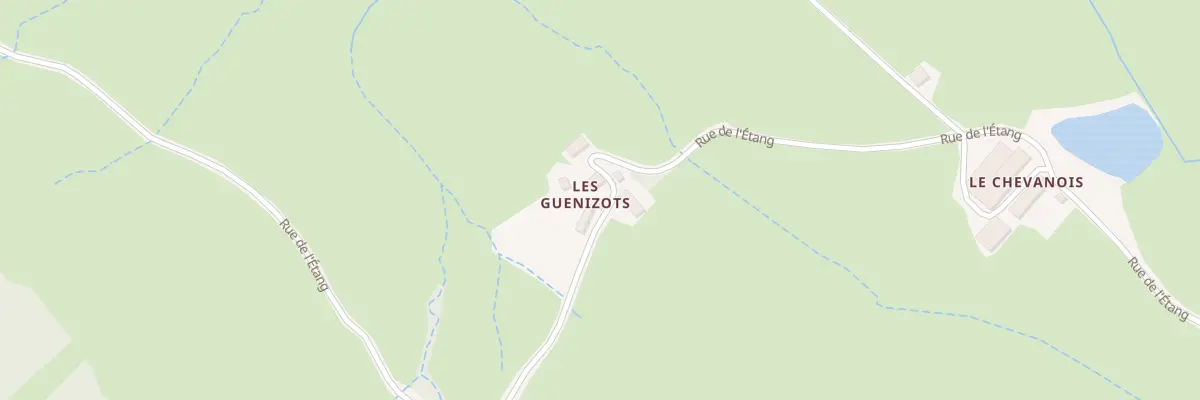Plan du 5049 Les Guenizots à Dettey