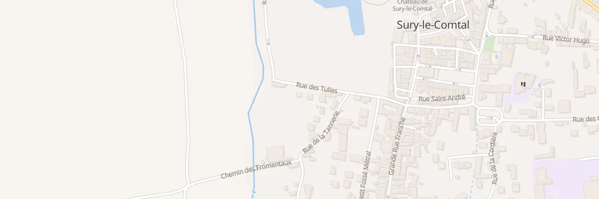 Plan du 15 Rue des Tulles à Sury-le-Comtal