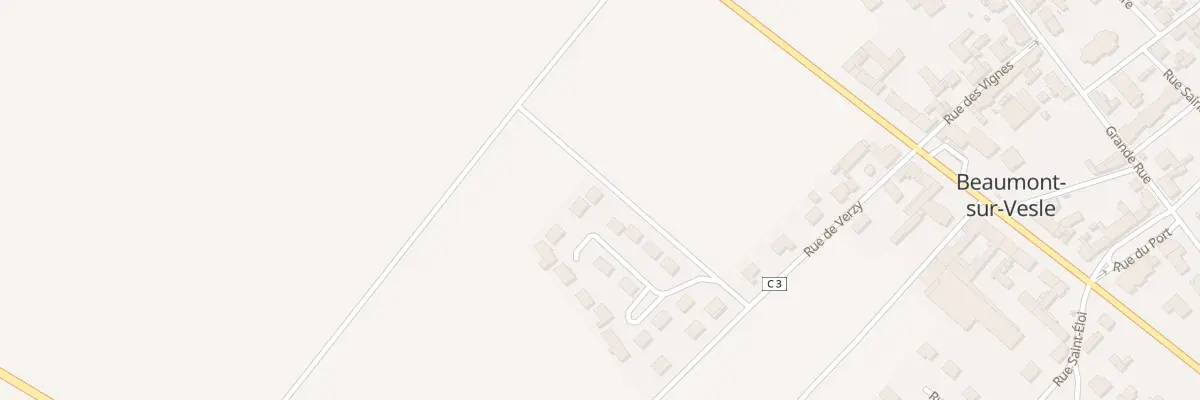 Plan du 10 Rue des Murs à Beaumont-sur-Vesle