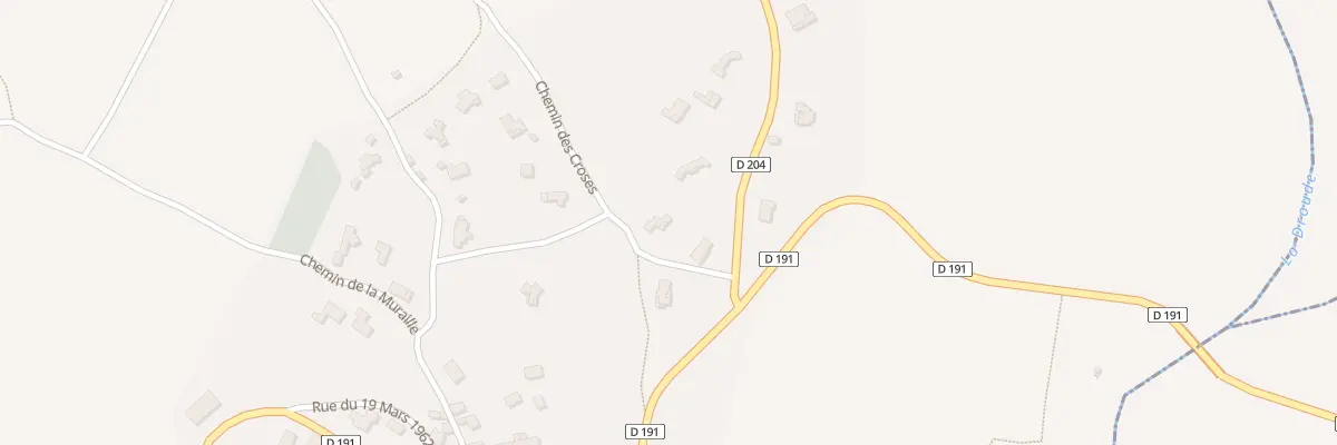 Plan du 247 Che de la Parran à Martignargues
