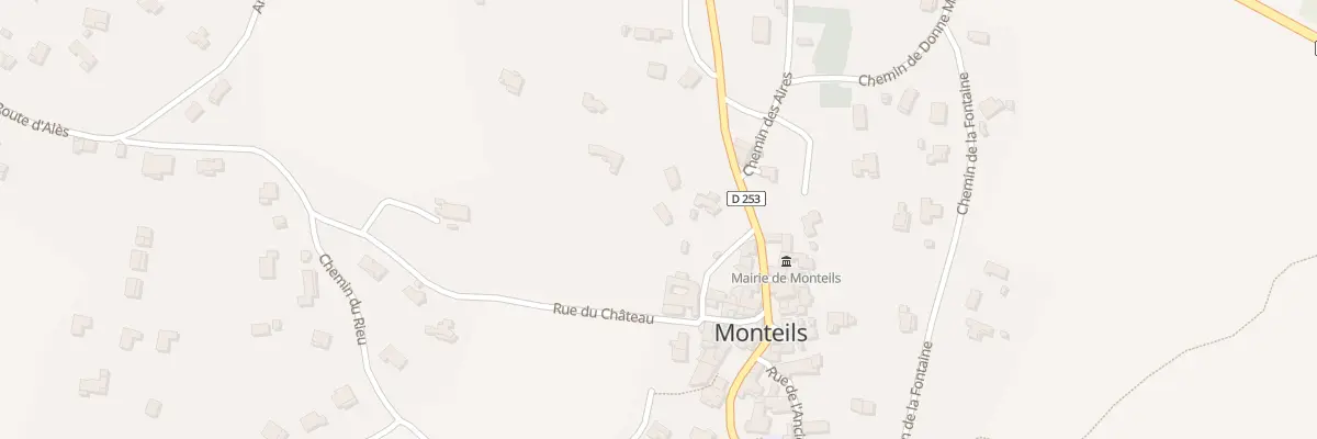Plan du 27 Rue du Château à Monteils