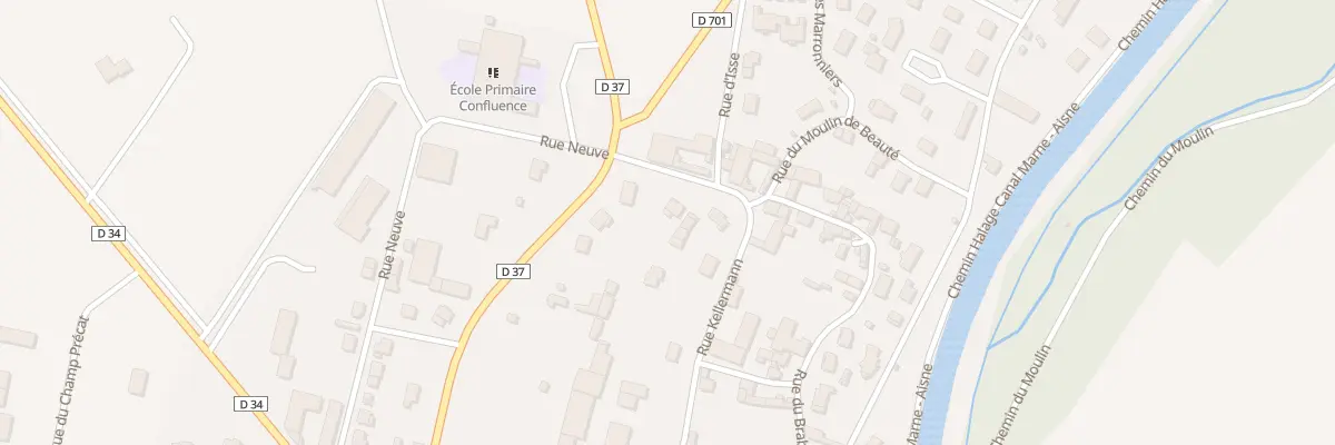 Plan du 13 Rue Kellermann à Condé-sur-Marne
