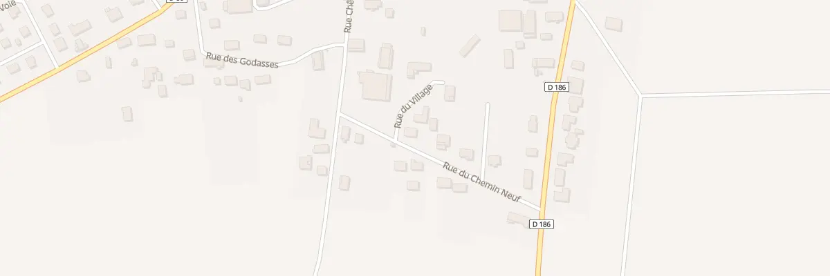 Plan du 7 Rue du Chemin Neuf à Bouranton