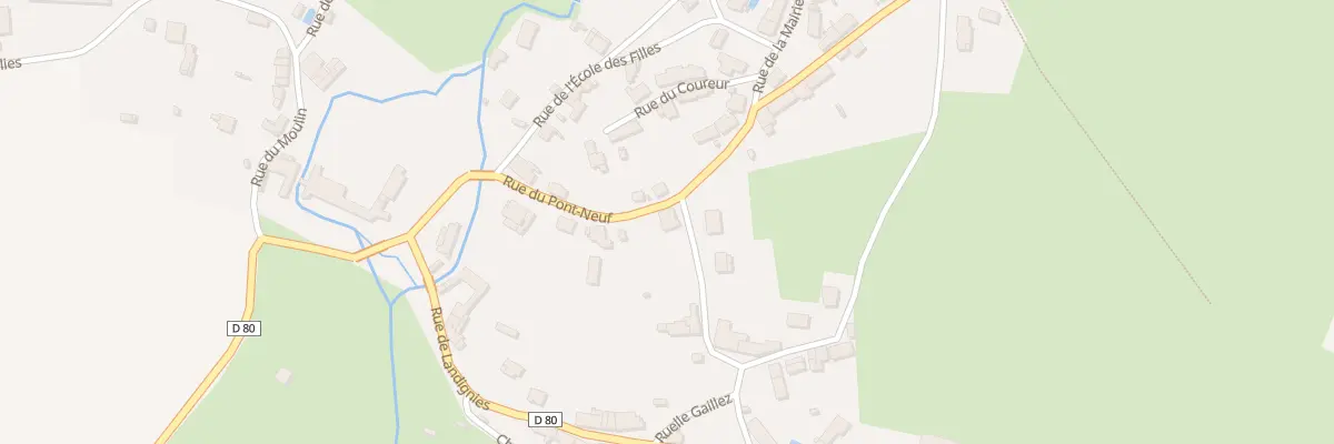 Plan du 59B Rue du Pont Neuf à Bousignies-sur-Roc