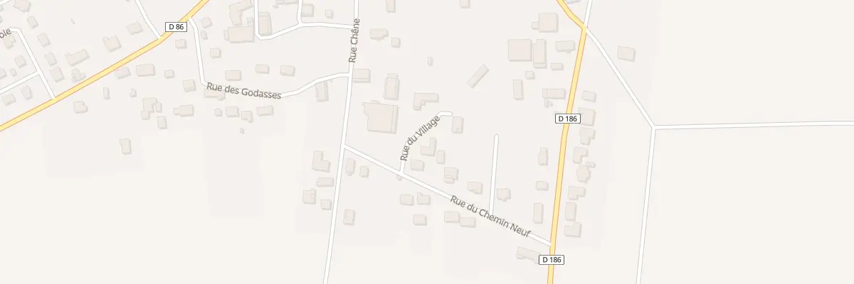 Plan du 2 Rue du Village à Bouranton