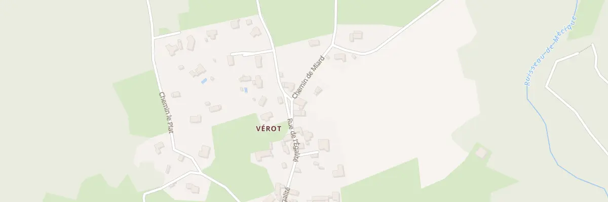 Plan du 5395 Verot à Grazac