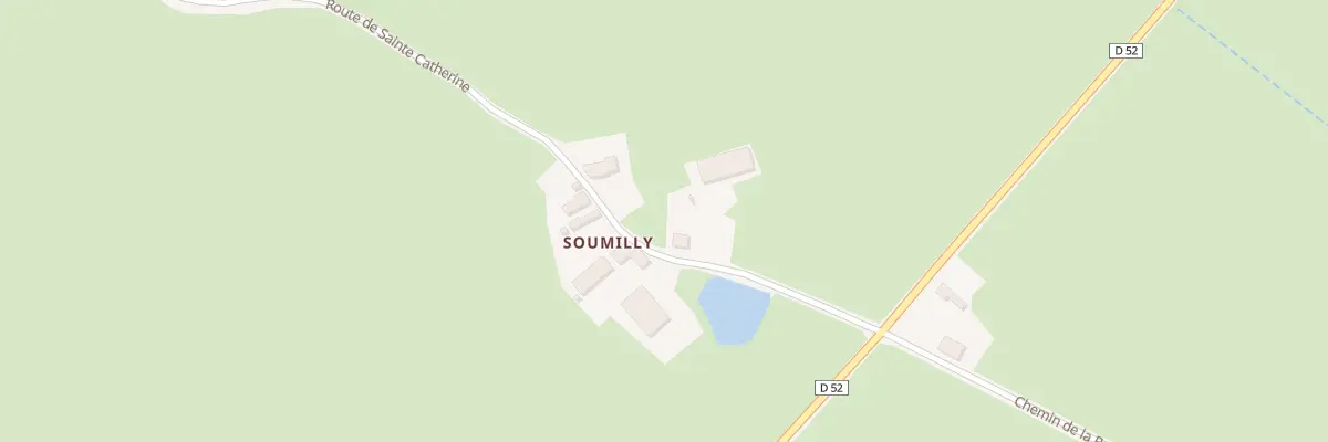 Plan du 5083A Soumilly à Oudry