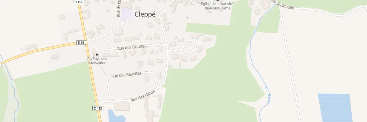 Plan du 52 Imp Belle Vue à Cleppé