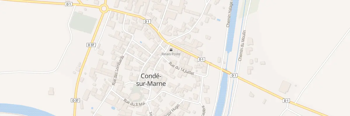 Plan du 2 Pl Jean Siot à Condé-sur-Marne