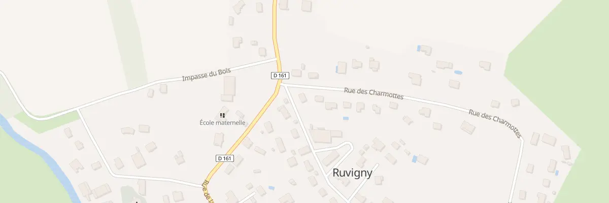 Plan du 1 Imp du Cortin aux Chevaux à Ruvigny