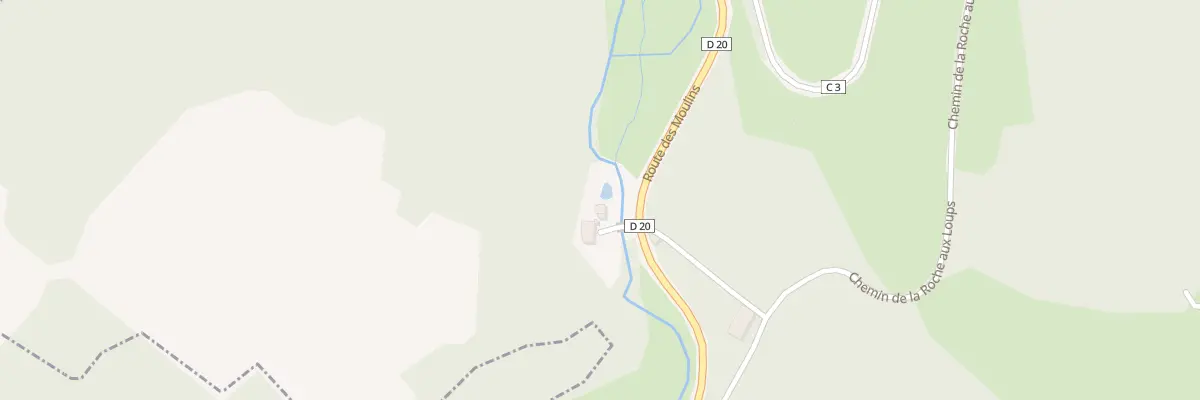 Plan du 4 Rte des Moulins à Alligny-en-Morvan