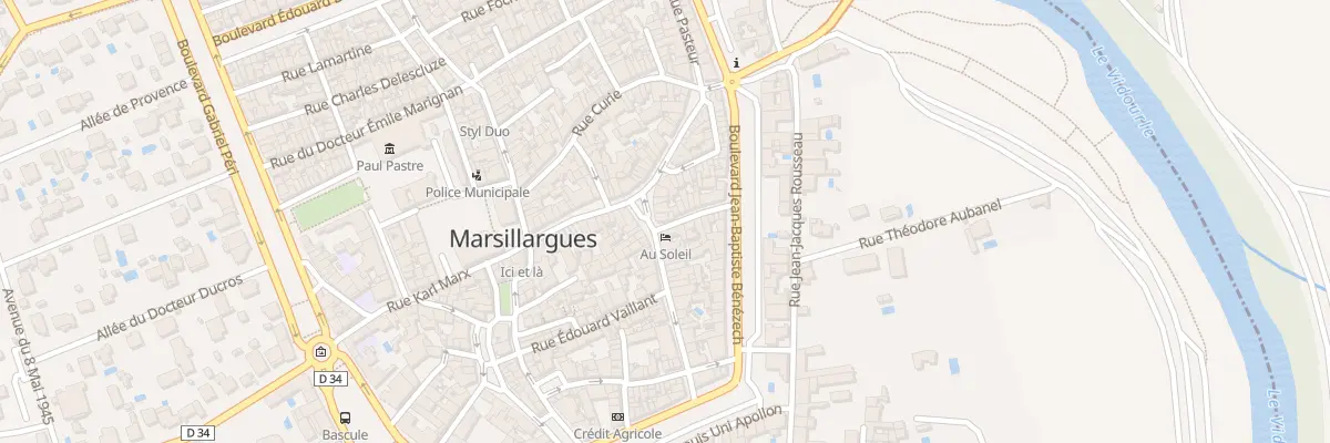 Plan du 7 Pl de la Révolution à Marsillargues