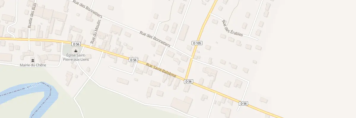 Plan du 77 Rue Saint Balseme à Faux-Villecerf
