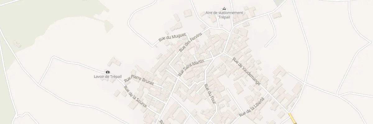 Plan du 15 Rue Saint Martin à Trépail