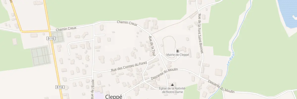 Plan du 202 Rue de l’Eglise à Cleppé