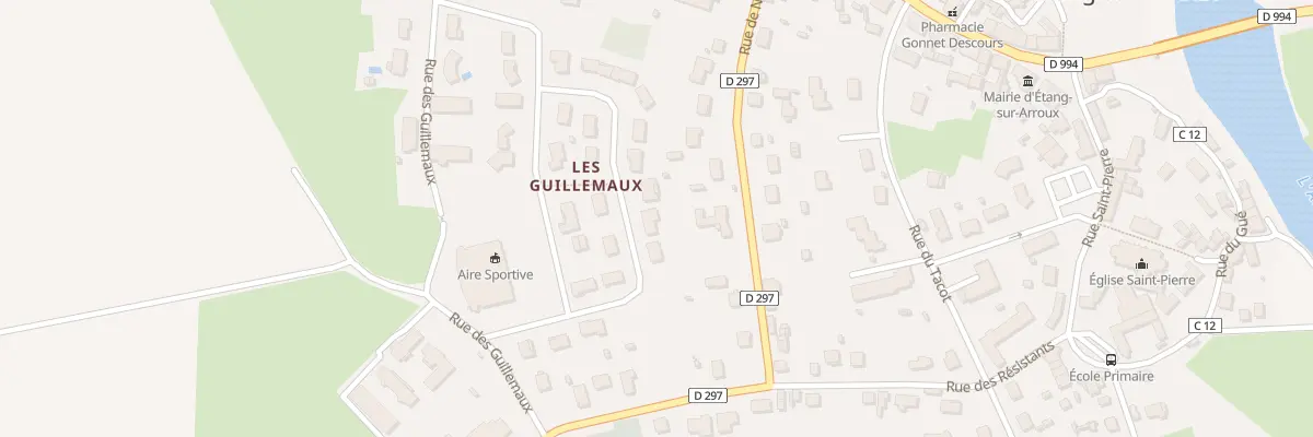 Plan du 16 Rue des Docteurs Moncharmont à Étang-sur-Arroux