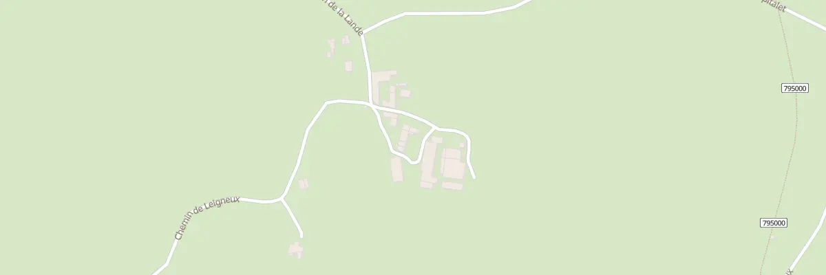Plan du 11 Che de la Lande à Saint-Marcellin-en-Forez