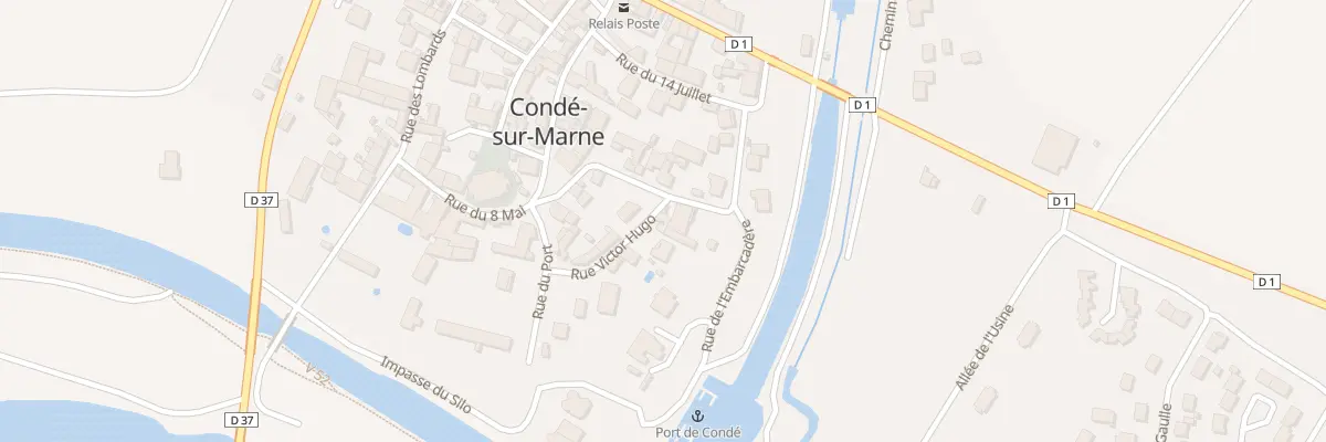 Plan du 3 Rue Victor Hugo à Condé-sur-Marne