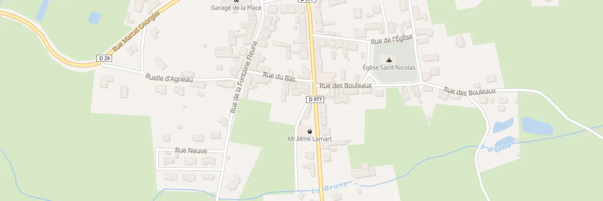 Plan du 20 Rue Principale à Brunehamel