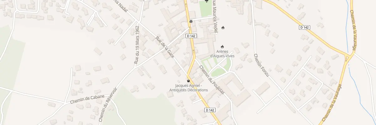 Plan du 220 Rue de la Poste à Aigues-Vives