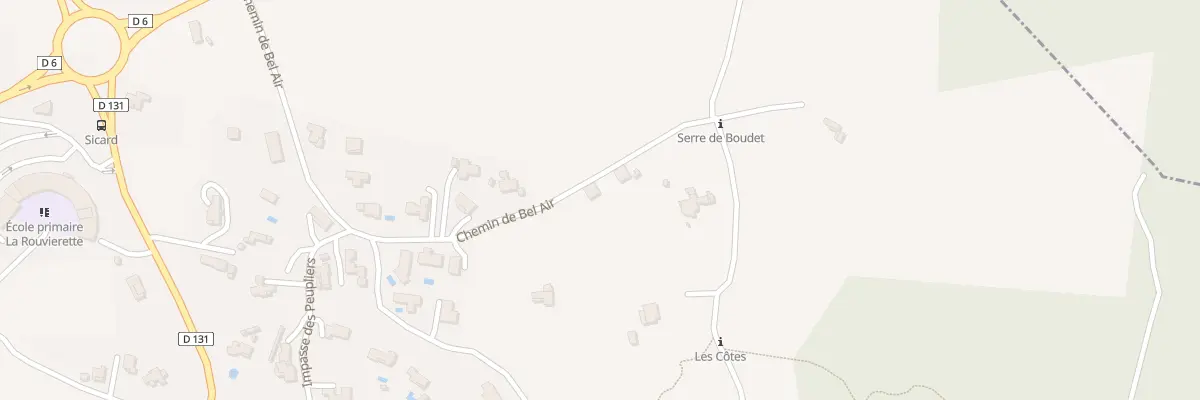 Plan du 70 Che de Bel Air à Mons