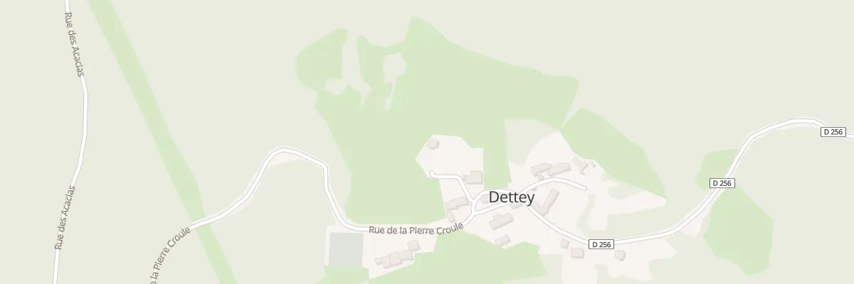 Plan du 5068 Le Bourg à Dettey