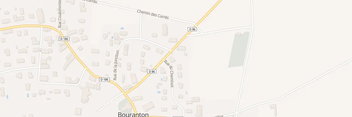 Plan du 10 Rue du Cheminot à Bouranton