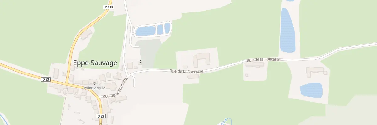 Plan du 9 Rue de la Fontaine à Eppe-Sauvage