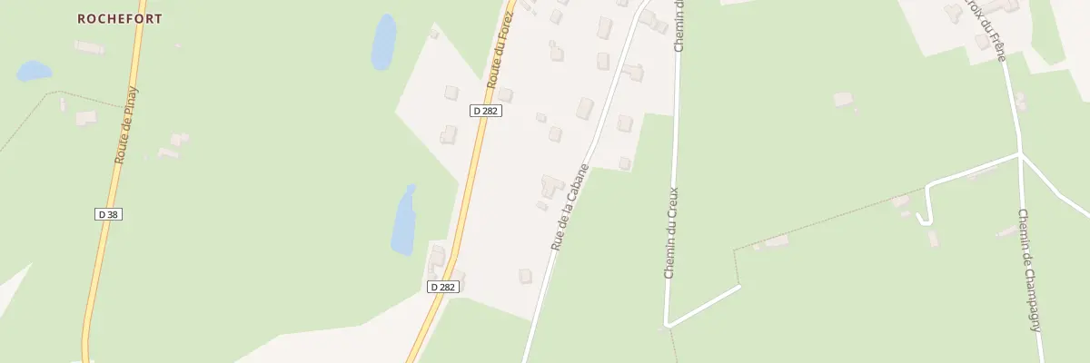 Plan du 256 Rue de la Cabane à Neulise