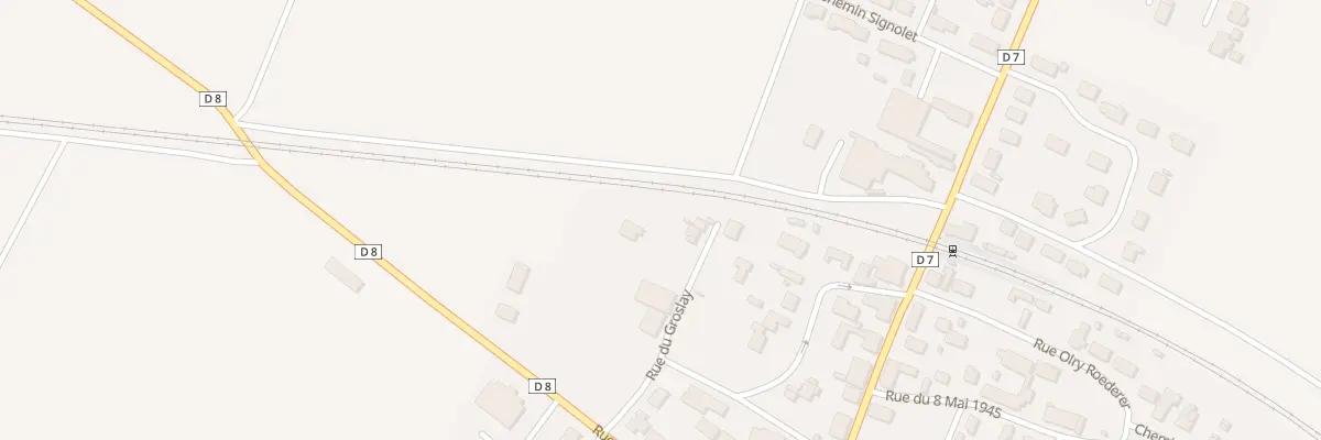 Plan du 13 Rue de Groslay à Prunay