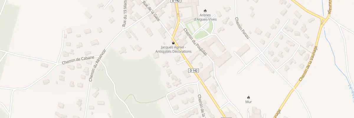 Plan du 6090 Rue de la Gare à Aigues-Vives