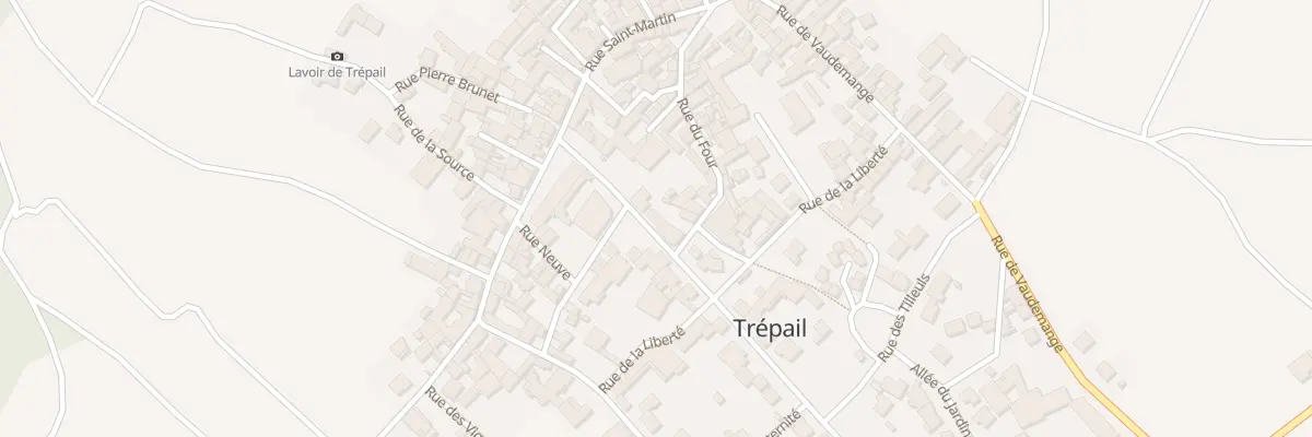 Plan du 3 Rue Saint Vincent à Trépail