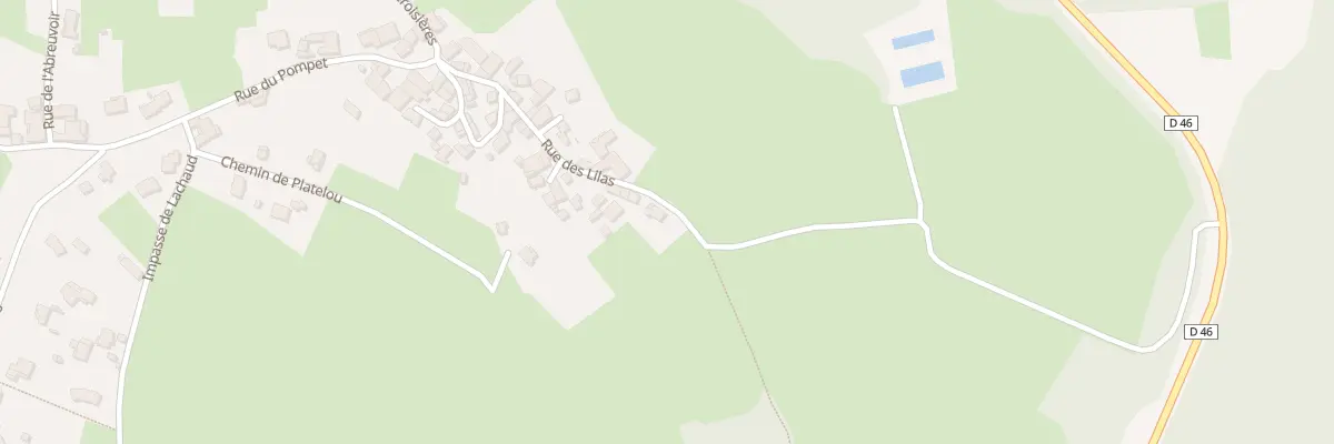 Plan du 184 Rue des Lilas à Malvalette