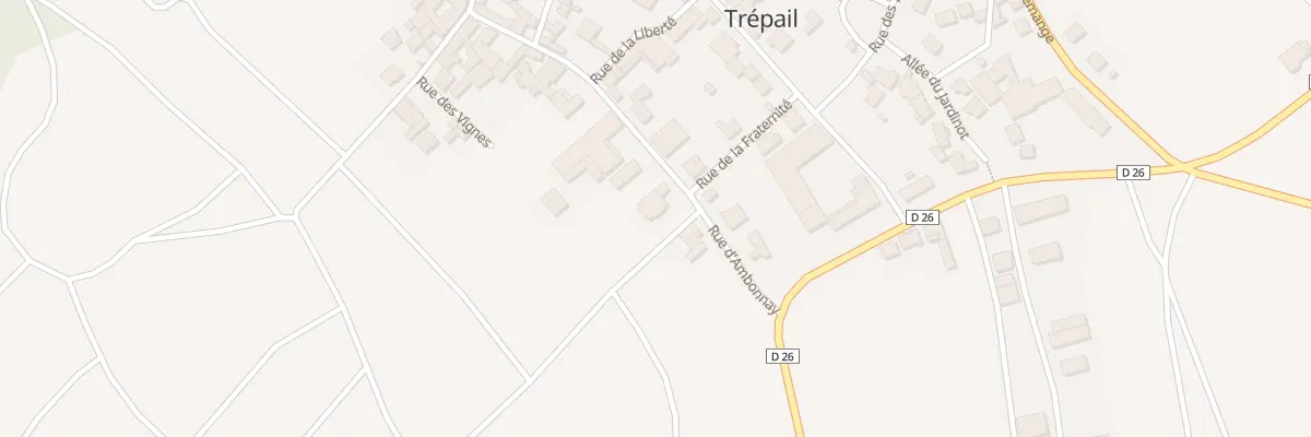 Plan du 20 Rue d’Ambonnay à Trépail