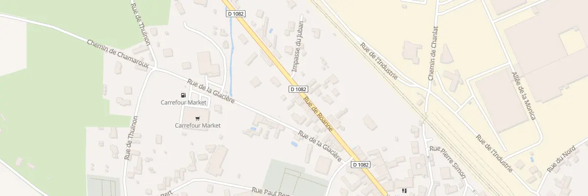 Plan du 24 Rue de Roanne à Balbigny