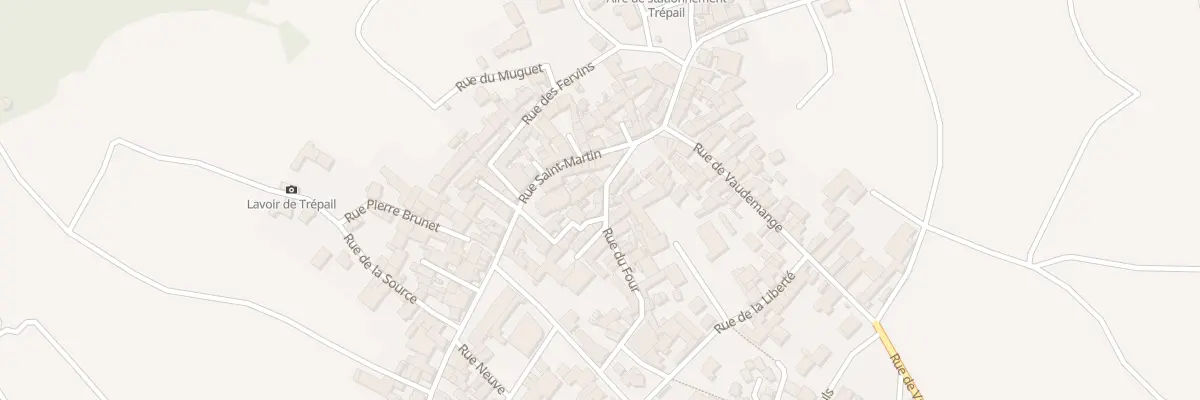 Plan du 9 Rue du Four à Trépail