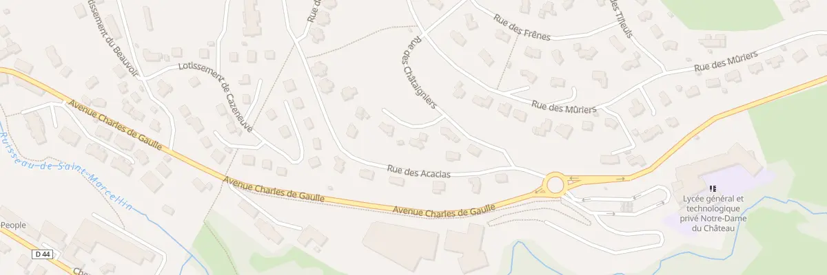 Plan du 3 Imp des Châtaigniers à Monistrol-sur-Loire