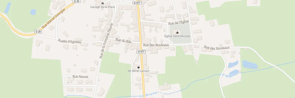 Plan du 2 Rue des Bouleaux à Brunehamel