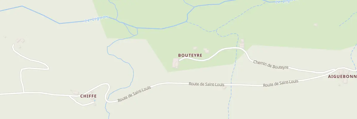 Plan du 400 Che de la Bouteyre à La Souche