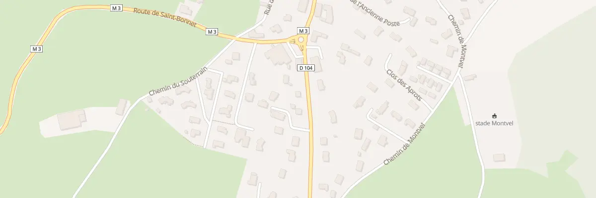 Plan du 6 Rte de Rozier à Saint-Maurice-en-Gourgois