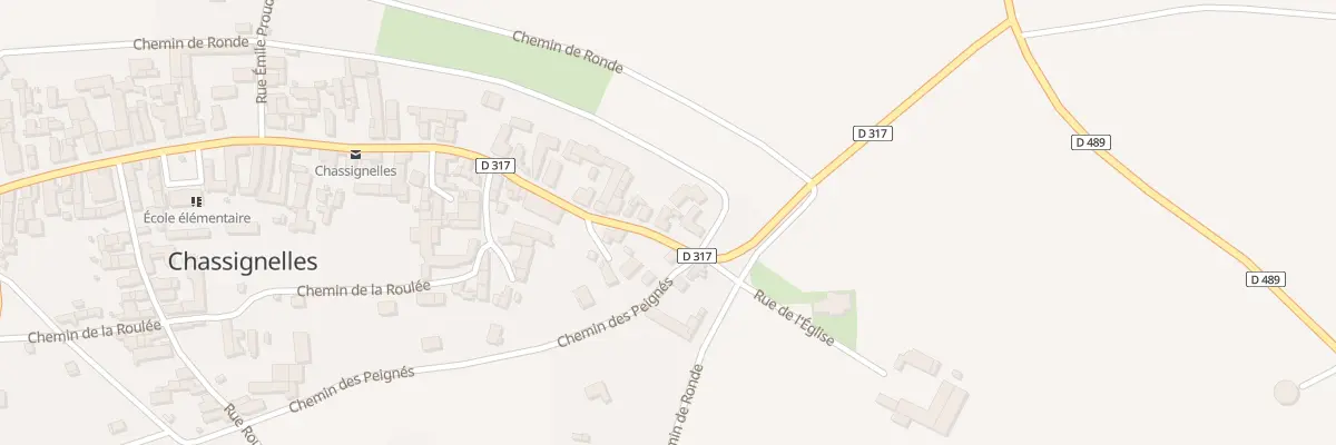 Plan du 6 Gr Grande Rue à Chassignelles