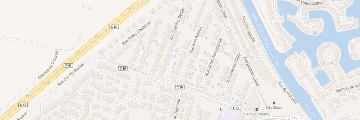 Plan du 63 Rue Jean Reboul à Aigues-Mortes